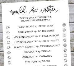 Would He Rather Would He Rather Bridal Shower Games Bridal Etsy In 2021 Wedding Shower Games Bridal Shower Games Bridal Shower