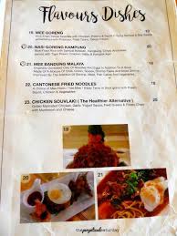 Menu for flavors of louisiana: Flavours Kitchen Ttdi The Perpetual Saturday