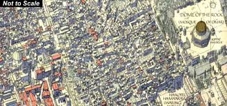 Jerusalem Old City In 3d Wall Maps Old City City Photo