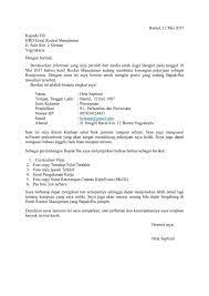 Contoh format surat pernyataan pendaftaran cpns bnn 2018. 15 Contoh Surat Lamaran Cpns Bnn