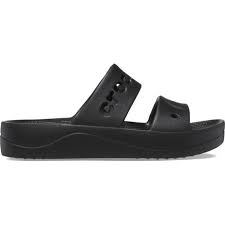 Crocs Womens Baya Platform Sandals, W4, Black : Target