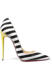Black And White Striped Heels Christian Louboutin Christian Louboutin So Kate Christian Louboutin Christian Louboutin Heels
