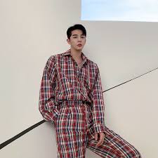 Setelan kotak kotak tanktop baju kemeja hem shirt atasan wanita bluss. Pria 2 Pcs Setelan Set Baju Celana Pria Wanita Vintage Streetwear Hip Hop Longgar Kasual Lengan Panjang Kotak Kotak Kemeja Celana Kemeja Kasual Aliexpress