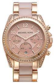 michael kors blair crystal bezel two tone bracelet watch 39mm nordstrom aksesuarlar canta saatler