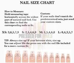 Not every nail in your kit is the same size. Sizing Pressed For Nails