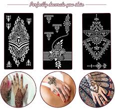 3256 mercer university dr, atlanta, ga. Buy Koogel 18 Sheets Henna Tattoo Stencil Kit 97 Pcs Temporary Glitter Airbrush Tattoo Stencils Arabian Tattoo Stickers For Face Paint Body Art Online In Vietnam B083k5my41