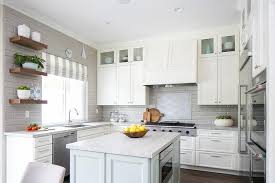long gray backsplash tiles with off