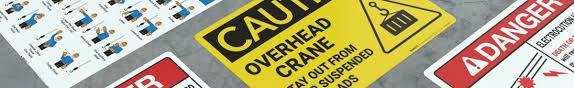 Promote the importance of avoiding accidents with osha compliant safety signs. Crane Safety Signs Creative Safety Supply