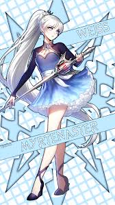 weiss phone wallpaper 2 art by rooster teeth s ein lee rwby weiss phone wallpaper 2 art by