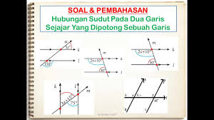 Sudut antara garis dan bidang. Hubungan Garis Dan Sudut Worksheet