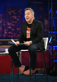 Greg Gutfeld back at Fox News after baby with wife Elena Moussa