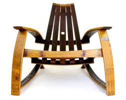 Bourbon Barrel Lounge Chairs Patio Furniture Whiskey Etsy Barrel Furniture Barrel Chair Wine Barrel Furniture