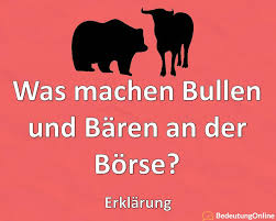 Look through examples of bulle' an der börse translation in sentences, listen to pronunciation and learn grammar. Was Machen Bullen Und Baren An Der Borse Warum Sind Die Tiere An Der Borse Erklarung Bedeutung Online