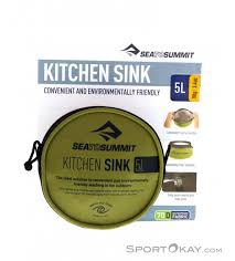 Portable sink for collecting water, doing the dishes or the toilet outdoors. Sea To Summit Kitchen Sink 5l Camping Accessory Other Camping Outdoor All