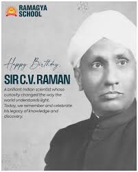 🌟 Remembering C.V. Raman 🌟 Born