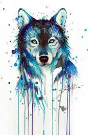 Seamless watercolor pattern with wolf heads, flowers, branches. 22 Watercolor Wolf Tattoo Ideas Watercolor Wolf Wolf Tattoo Wolf Tattoos