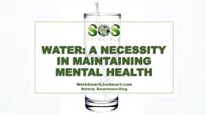 The health benefits of drinking water out of a copper pitcher are endless. Water A Necessity In Maintaining Mental Health Work Smart Live Smart