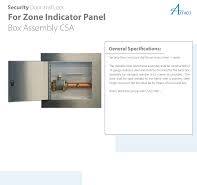 For Zone Indicator Panel Box Assembly CSA