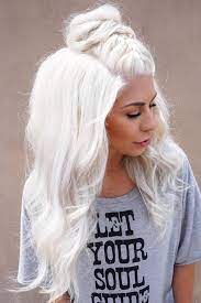 97 Platinum Blonde Hair Shades For 2021 Lovehairstyles Icy Blonde Hair Blonde Hair Shades White Blonde Hair