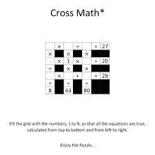 Maybe you would like to learn more about one of these? Cross Math Puzzles Posts Facebook