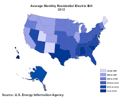 Average electric bill one bedroom apartment. Average Monthly Electric Bill By State Fine Line Homes