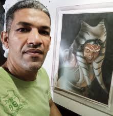 Native Mandolorian Warrior series art creation