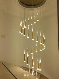 Staircase Hanging Chandelier Modern Stairwell Chandelier Long Stairwell Chandeliers Spiral St Staircase Lighting Ideas Modern Hanging Lamp Staircase Chandelier