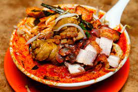 This is my family's version found mainly in the klang valley and its surrounding areas. Curry Mee å·¨æ— éœ¸å'–å–±é¢ Coca Seafood Restaurant Selayang
