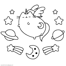 Explore 623989 free printable coloring pages for you can use our amazing online tool to color and edit the following cute unicorn coloring pages. Unicorn Cute Kawaii Unicorn Pusheen Coloring Pages Coloring And Drawing