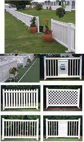 Signature Panels Special Event Portable Pvc Fencing Pvc Fence Backyard Fences Fence