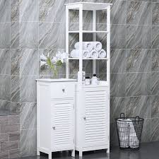 More than 26 tall linen cabinets white at pleasant prices up to 36 usd fast and free.170cm rectangle 6 compartment bedroom bathroom mdf cosmetic cabinet storage tissue.all products from tall linen cabinets white category are shipped worldwide with no additional fees. Free Standing Linen Tower Tall Bathroom Storage Cabinet With 3 Tier Open Shelves Buy Tall Bathroom Storage Cabinet Bathroom Storage Cabinet Wood Free Standing Linen Tower Product On Alibaba Com