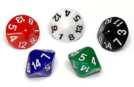 Bag of 4, 30 sided . Individual D14 D16 D18 D22 D24 D26 D28 D30 D48 D50 D60 D100 D120