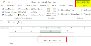 In the text section, click header & footer. Header And Footer In Excel Add Remove Header Footer In Worksheet