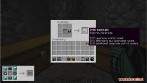 Big backpacks provide 54 slots of inventory space, the same as a double chest. Iron Backpacks Mod 1 12 2 1 11 2 Crazy Upgrades 9minecraft Net