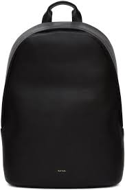 paul smith black city webbing backpack mens leather bag leather leather laptop backpack