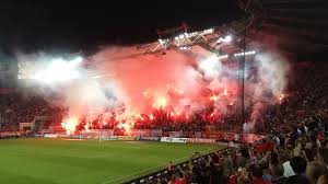 Gate 7 fans photo from neo faliro in athens. Olympiakos 4 0 Aek Athens 17 10 2015 Gate 7 Atmosphere Youtube