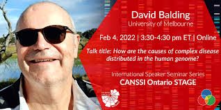 STAGE International Speaker Seminar Series (ISSS) with Dr. David Balding