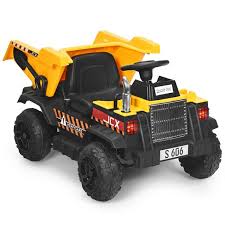 Maybe you would like to learn more about one of these? Gymax 12v Battery Kids Ride On Dump Truck Rc Construction Tractor W Electric Bucket Walmart Com Walmart Com
