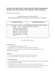 Gambar di atas merupakan gambar dari segi banyak, kecuali… a. Contoh Soal High Order Thinking Skill Ipa Materi Menjelaskan Bentuk Luar Tubuh Hewan Dan Tumbuhan Serta Fungsinya