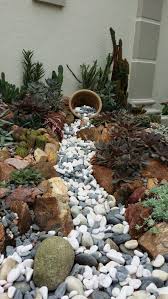 Dry River Bed Landscaping Ideas To Try In 2020 A Nest With A Yard Landscaping With Rocks Rock Garden Design Rock Garden Landscaping
