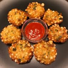 Gujarati Food Made Easy Crispy Sabudana Vada Spicy Tapioca Pearl Fritters Gujarati Recipes Spicy Fritters
