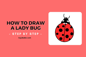 Draw a circle to represent the main body of the ladybug. How To Draw A Lady Bug Easy Step By Step Tutorial Bujo Babe