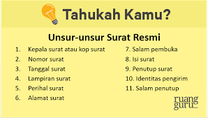 Bahasa Indonesia Kelas 7 Perbedaan Antara Surat Pribadi Dan Surat Dinas