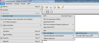 Later editions of microsoft word come equipped with a save as pdf tool, but with word 2003, you must. Pdf In Word Konvertieren Anleitung Fur Den Export Von Pdf
