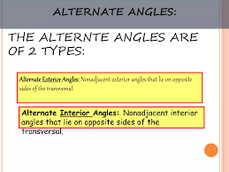 alternate angles | PPTX