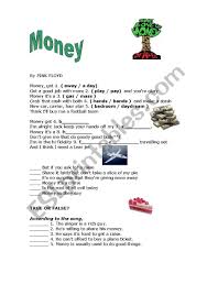 We did not find results for: Money Pink Floyd Song Esl Worksheet By Jaeckerly