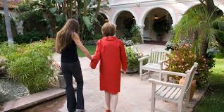 Bobbi, her mother, was wearing a light blue fleece with a button front over a long sleeved black top, jeans and ankle boots. Patti Davis How I Remember My Mother Nancy Reagan Time