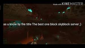 Go to the servers tab and press the add server button. One Block Skyblock Server Ip Bedrock 1 16 Nghenhachay Net