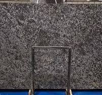 Black ruby nero meteorite granite slab for countertops