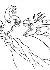 A few boxes of crayons and a variety of coloring and activity pages can help keep kids from getting restless while thanksgiving dinner is cooking. Awesome Simba And Hyena Fighting Coloring Page Download Print Online Coloring Pages For Free Color Nimbus